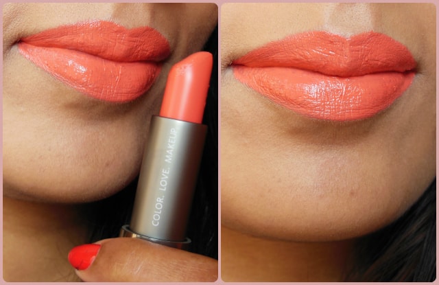 Zoeva Luxe Cream Lipstick Melting Kisses Lip Swatch