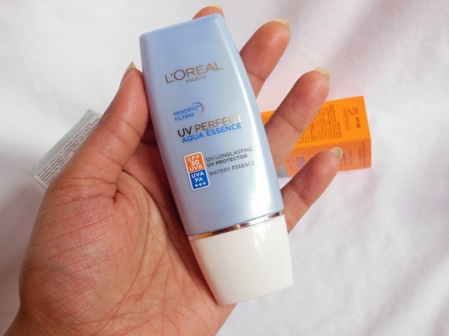 L'Oreal Paris Aqua  Essence UV Perfect SPF 30 Sunscreen Packaging