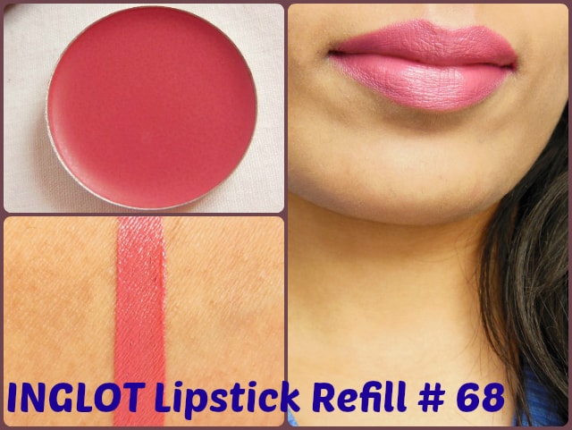 My Daily Office Makeup Routine - INGLOT Freedom System Lipstick Refill 68