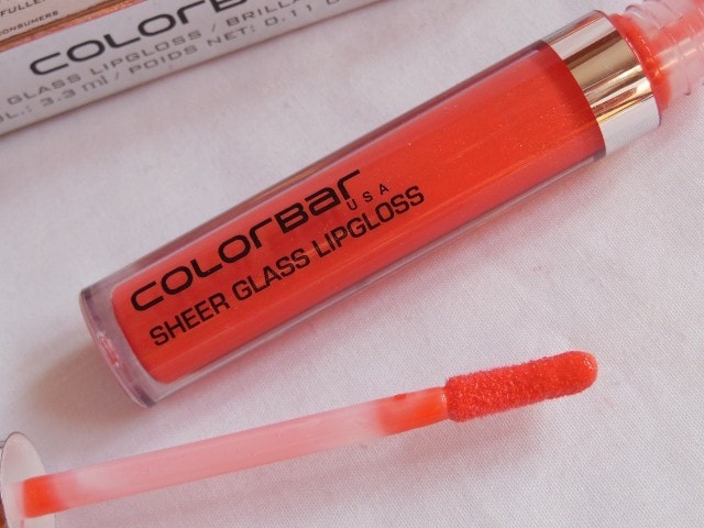 Colorbar Sheer Glass Lip Gloss in Coral Embrace Review