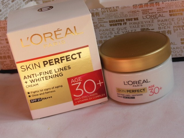 L'Oreal Skin Perfect Skin care Range for 30+