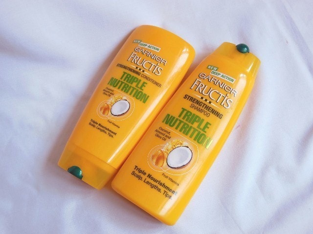 My Hair Story and Garnier Fructis Strengthening Shampoo and Conditioner