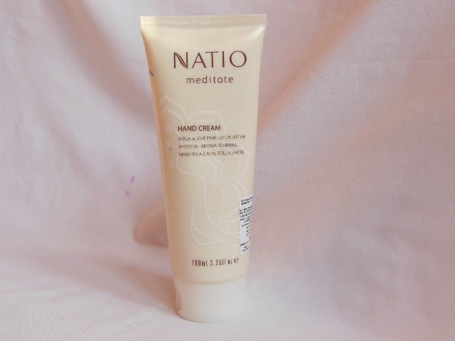 Natio Meditate Pink Lotus Hand Cream Review