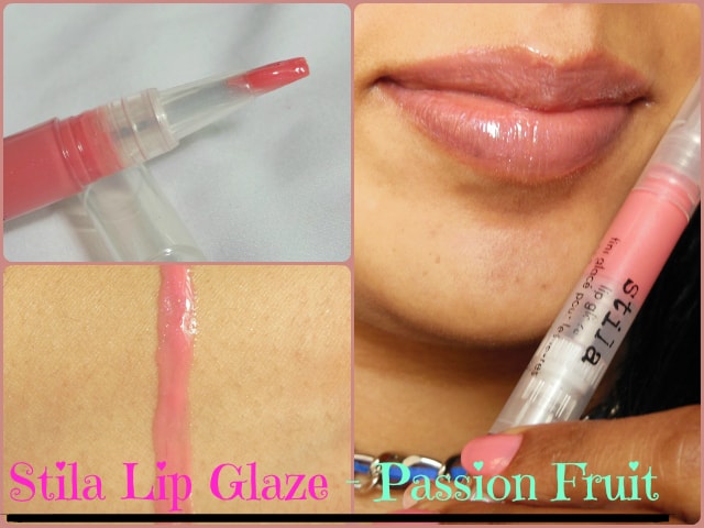 Stila Lip Glaze Passion Fruit Gloss Look