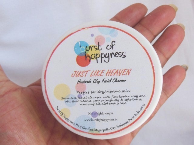 Burst Of Happyness Just Like Heaven Facial Cleanser Packaging