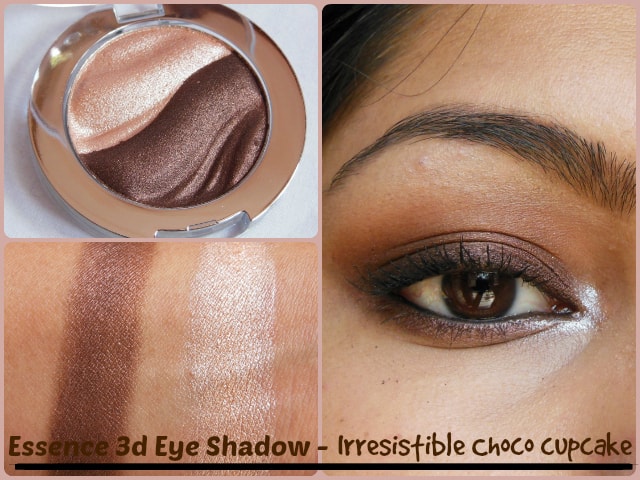 Essence 3D Eye Shadow Irresistble Choco CupCake Look