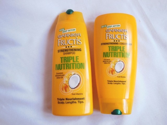 Garnier Fructis Triple Nutrition Strengthening Shampoo and Conditioner Review