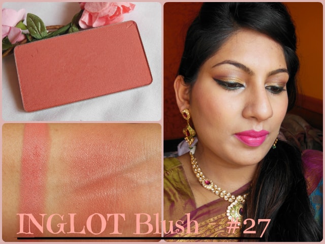 INGLOT Freedom System Powder Blush #27 Look