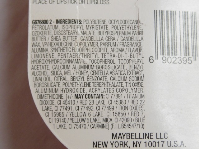 Maybelline Baby Lips Electro Pop Pink Shock Ingredients