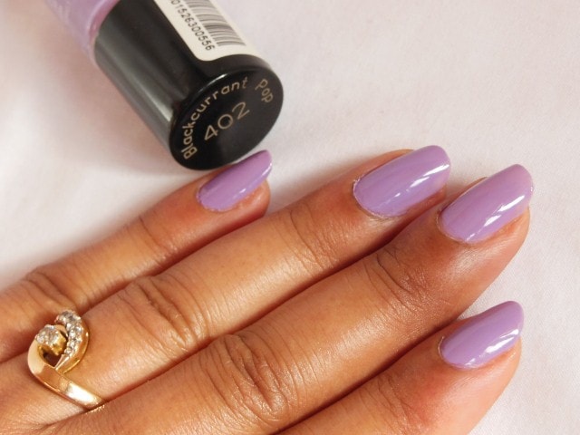 Maybelline Colorshow Nail Paint - Blackcurrant Pop NOTD