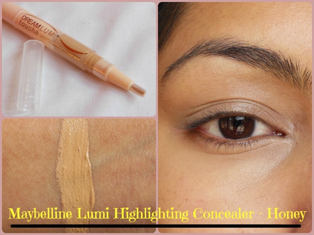 Maybelline Dream Touch Lumi Highlighting Concealer Honey Look