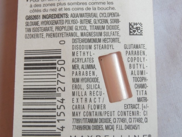 Maybelline Dream Touch Lumi Highlighting Concealer Ingredients