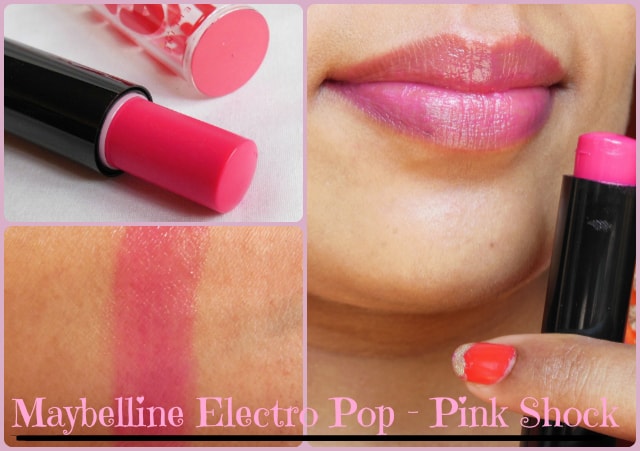 Monthly Makeup Favourites - Maybelline Baby Lips Electro Pop Pink Shock