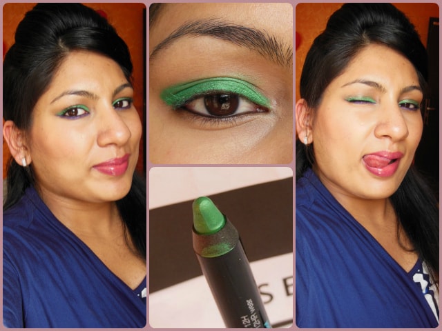 Sephora Jumbo Waterproof Eye Liner Green Look
