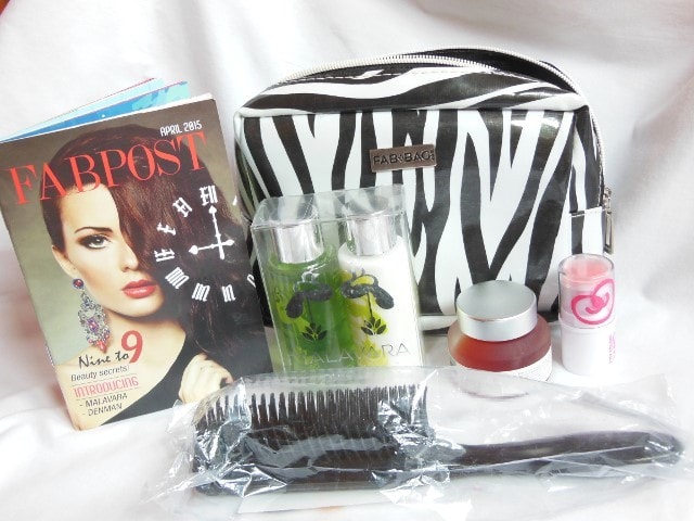 Fab Bag April 2015 Contents