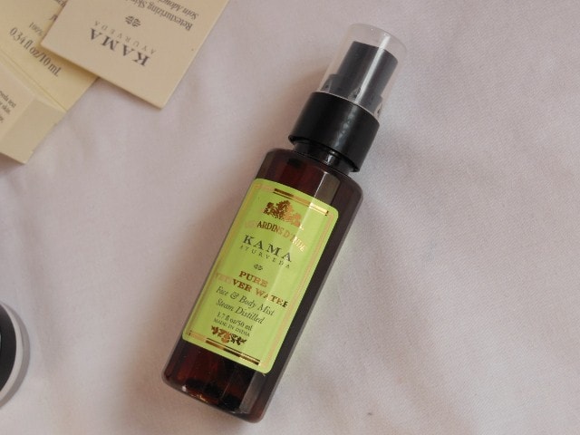 Kama Ayurveda Vetiver Face and Body Mist packaging