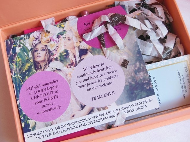 My Envy Box April 2015 Unboxing