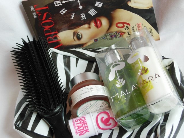 My FabBag April 2015 contents