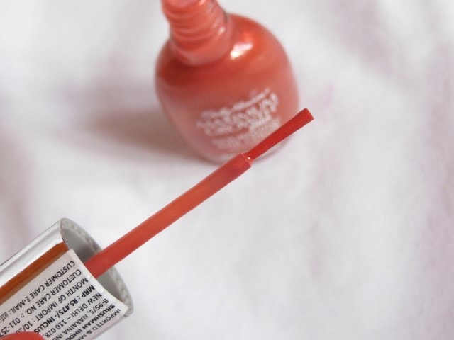 Sally Hansen Maximum Growth Nourishing Nail Color Practical Plum Brush