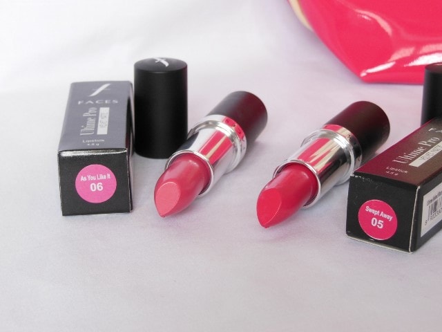 Faces Ultime Pro Velvet Matte Pink Lipsticks