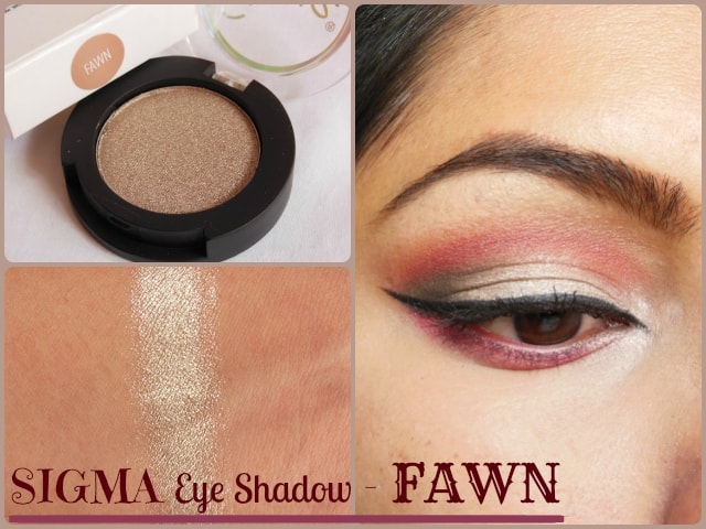 SIGMA Eye Shadow Fawn Look