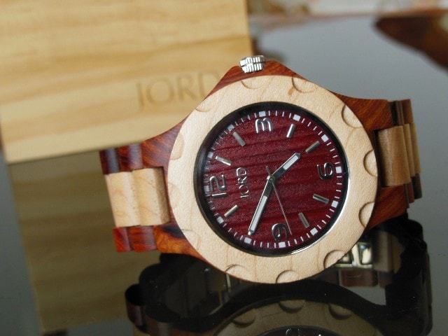 Sully Cherry and Maple Wooden Watch