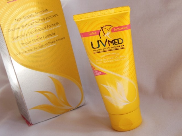 UVMed Sunscreen Gel SPF 50 Packaging
