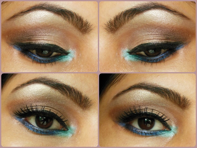 Eye Makeup Tutorial Pop of Blue Look