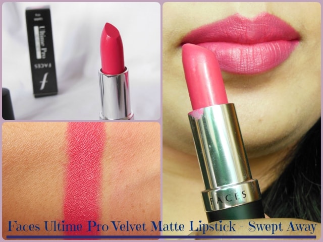 Faces Ultime Pro Velvet Matte Lipstick - Swept Away Look