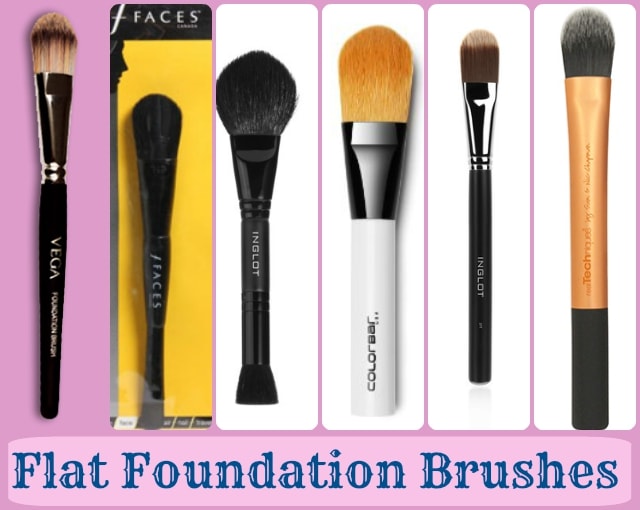 Foundation Brushes Guide - Flat Foundation Brushes