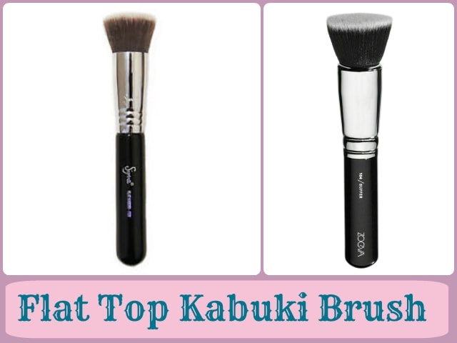Foundation Brushes Guide - Flat top Kabuki Brushes
