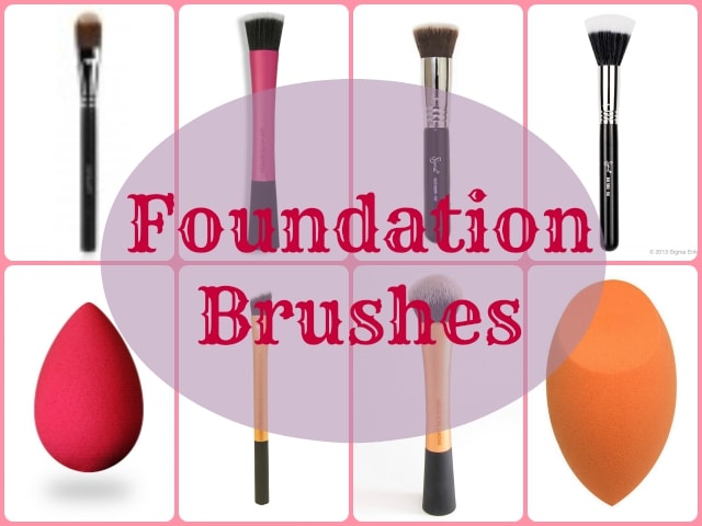 Makeup Brushes Guide - Foundation Brushes