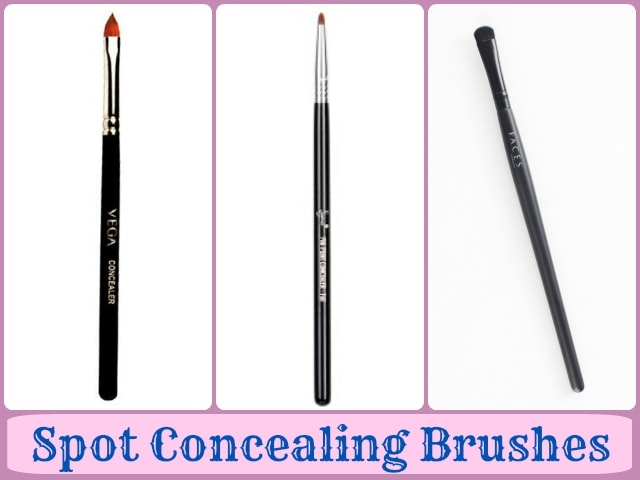 Makeup Brushes Guide - Spot concealer brushes