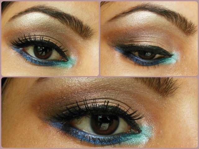 Pop Of Blue Eye Makeup Tutorial