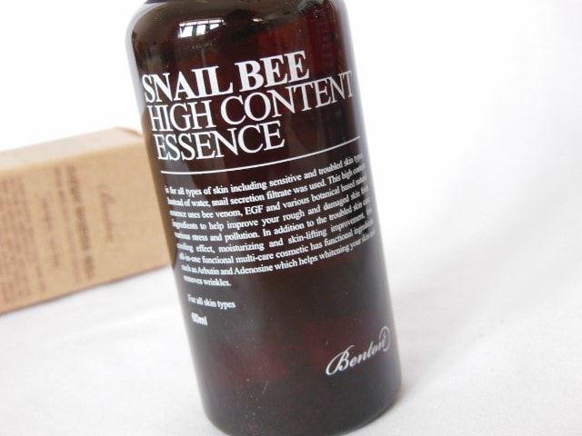 Benton Snail Bee High Content Essence Review