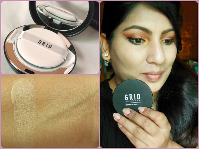 Grid Solution CC Cushion SPF50+ FOTD