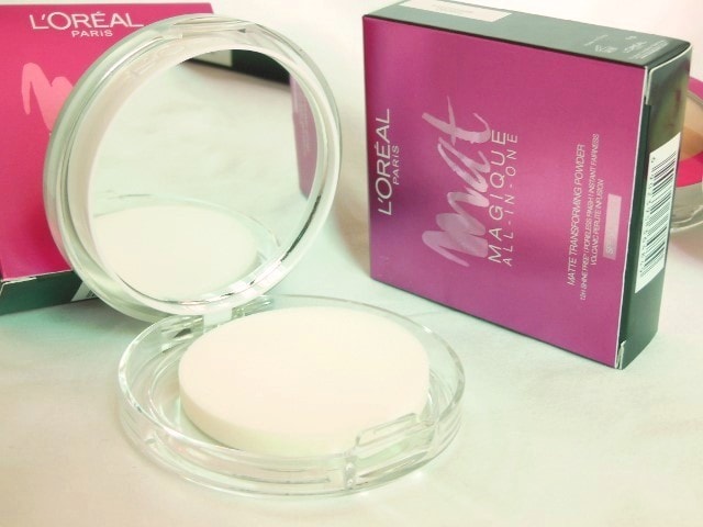 L'Oreal Mat Magique All In One Tranforming Powder SPF 34 Packaging