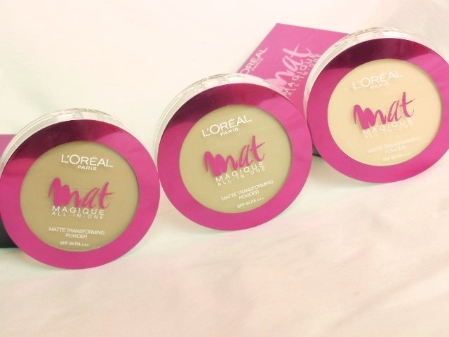 L'Oreal Mat Magique All In One Tranforming Powders SPF 34