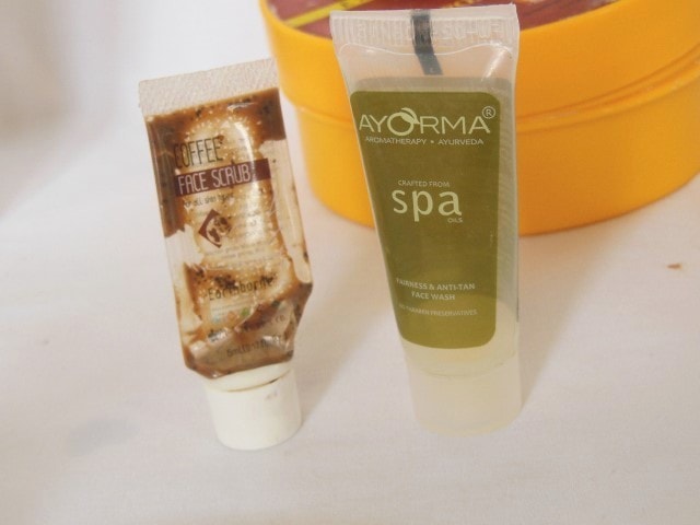 Products Finished September 2015 -Ayorma Face wash and The Natures Co Coffee Face Scrub
