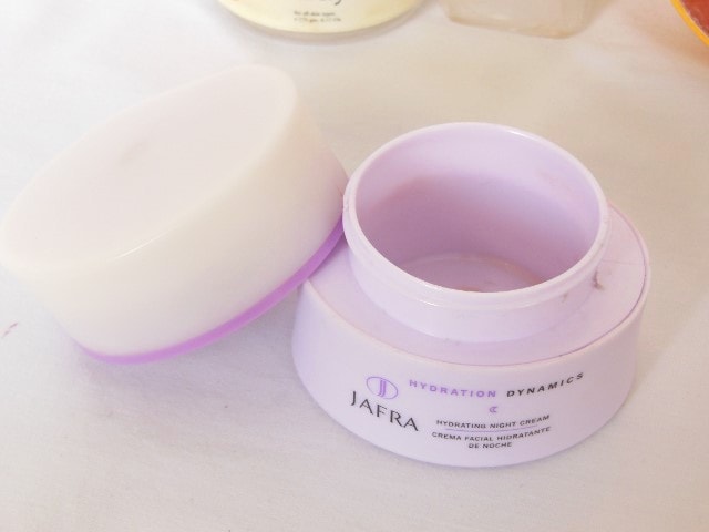 Products Finished September 2015 -Jafra Night Cream