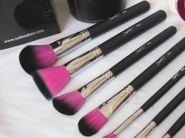 Sedona Lace 12 Piece Synthetic Professional brush Set - Face Brushes