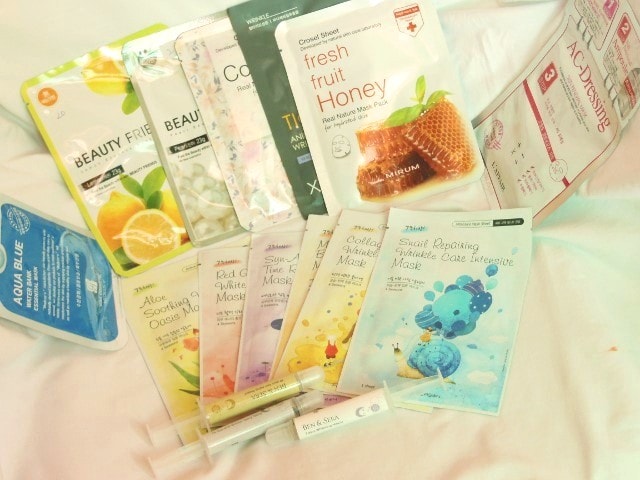 Skin18.com face Mask Sheets and Serum Injections