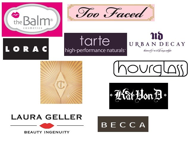 high end makeup brands list