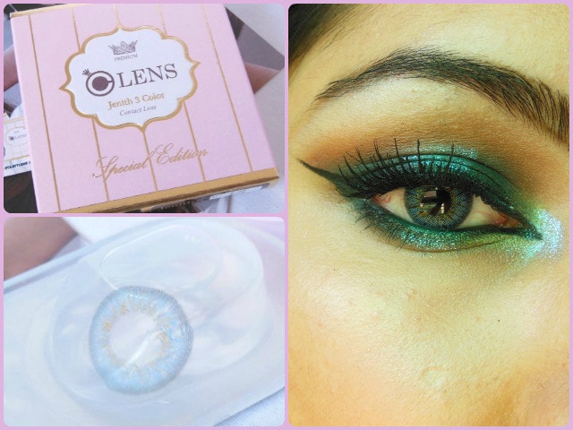 Olens Jenith 3 Color Contact Lens Blue Look