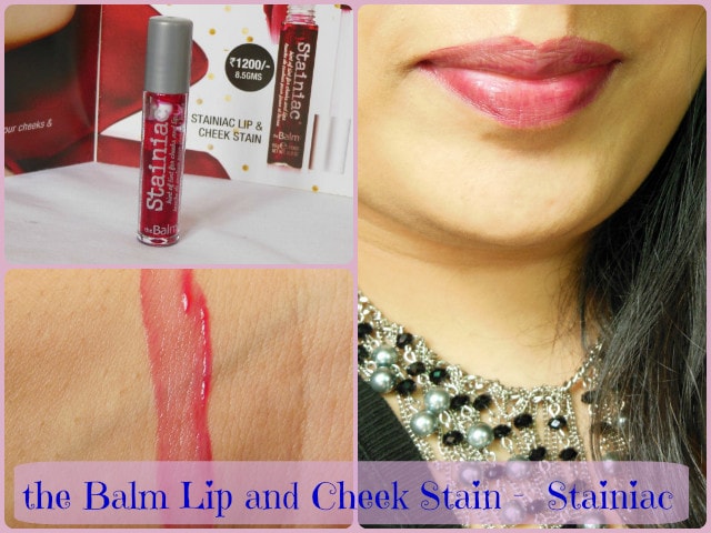 The Balm Stainiac Lip and Cheek Stain FOTD