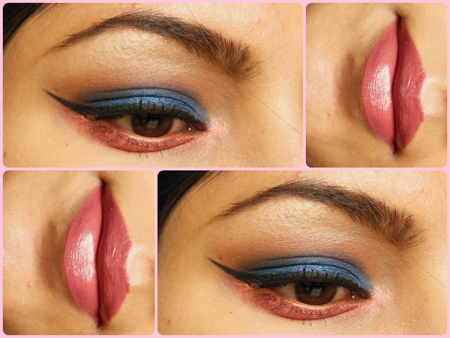 Blue and Pink Eyes ad Rosey Lips