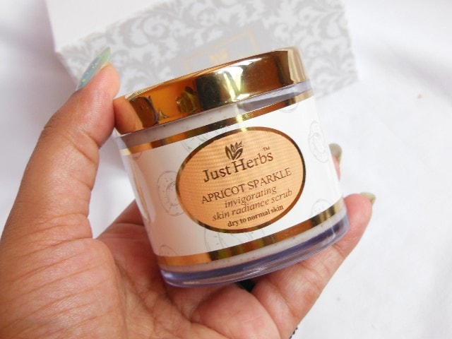 Just Herbs Apricot Sparkle Face Scrub