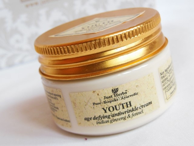 Just Herbs Youth Age Defying Anti-wrinkle Cream Review