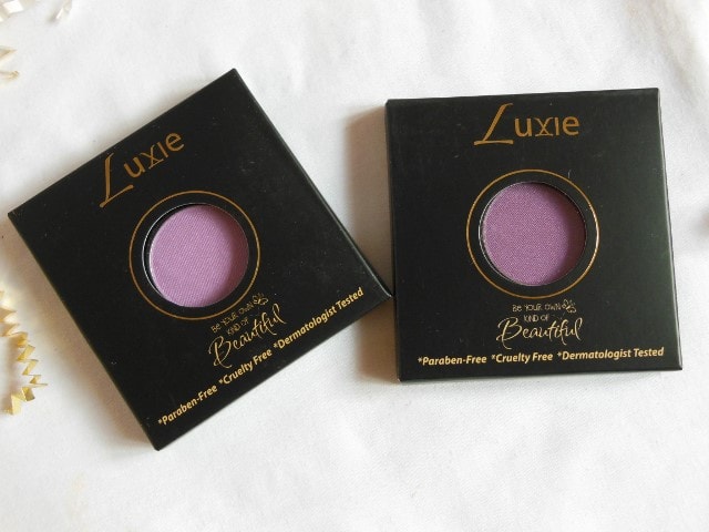 Luxie beauty Haul -Purple Eye Shadows
