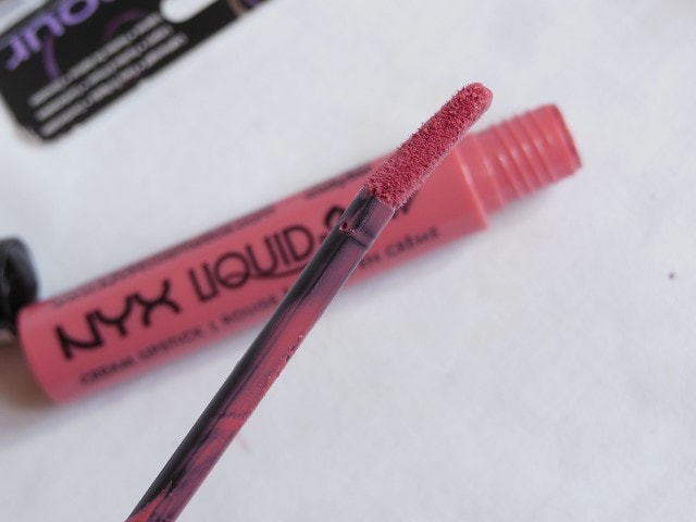 NYX Liquid Suede Cream Lipstick Tea and Cookies Applicator